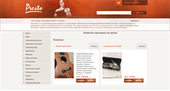 Desktop Screenshot of gitary.com.pl